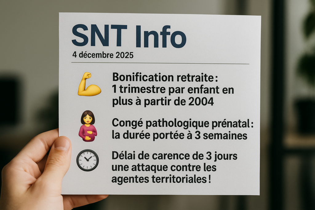 Snt SNT Info #04/12/2025 - snt-vosges.fr